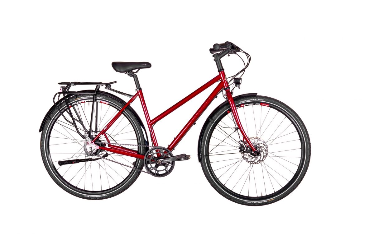 fahrrad simplon kaufen CHENOA :e INT rot | 800WH | E-Bike Damen Trekking | 2026 Color:Cast Black Silver Reflective Code Vanmoof S3 mit generalüberholten